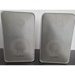 Vintage Realistic Minimus 7 Speakers Silver 40-2034 Tested Sounds Great